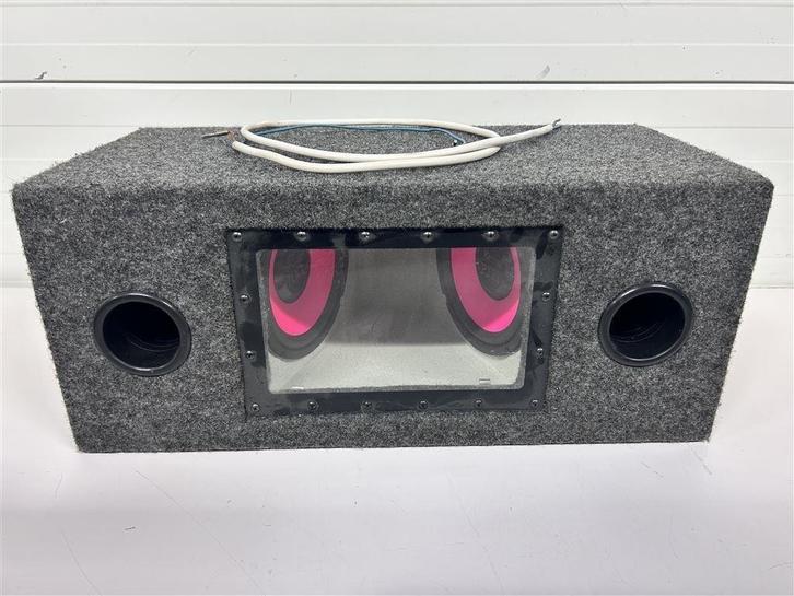 A6934. Power Sound Pink auto bass box, Audio, Tv en Foto, Luidsprekerboxen, Gebruikt, Ophalen of Verzenden