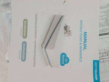 Aerosleep matras + matrasbeschermer + hoeslakens beschikbaar voor biedingen