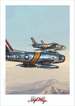 Ex-libris- Angel Wings- MiG Alley Sabre F-86- Romain Hugault, Livres, BD, Enlèvement ou Envoi
