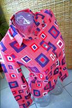 vintage bijzonder rode blouse, Kleding | Dames, Ophalen of Verzenden, Maat 36 (S), Jacqueline Tair Paris, Gedragen