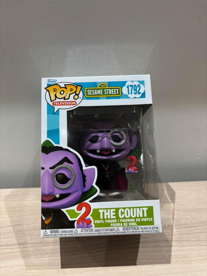 Funko Pop! - Sesame Street - The Count #1792, Collections, Jouets miniatures, Comme neuf, Enlèvement ou Envoi