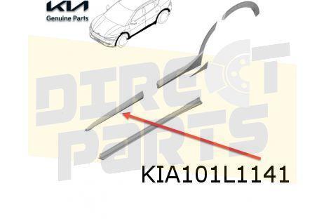 Kia EV6 (9/21-) stootlijst voorportier Links (GT-line) (glan, Auto-onderdelen, Carrosserie, Kia, Nieuw, Verzenden