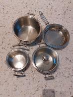 Kookpotten: 4 stuks - Kochtopfhaus Schafer, Ophalen, Gebruikt, Kookpan of Snelkookpan, Keramische plaat