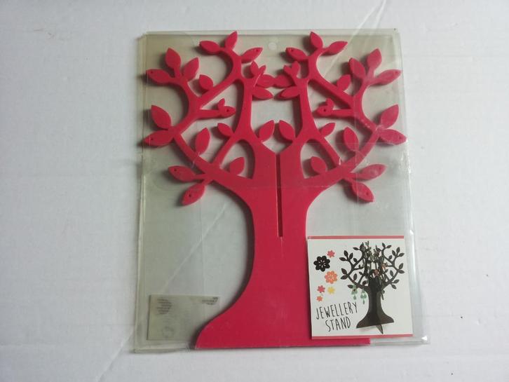 Porte-bijoux Arbre, Bijoux, Sacs & Beauté, Pendentifs, Comme neuf, Autres matériaux, Rose, Autres représentations, Enlèvement ou Envoi