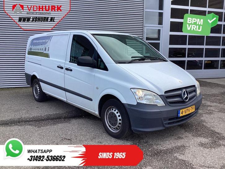 Mercedes-Benz Vito 110 CDI L2 EXPORT APK 10-2026/ Airco/ Cru, Auto's, Bestelwagens en Lichte vracht, Bedrijf, ABS, Airconditioning