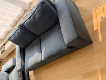 KIVIK Canapé 2 places, Hillared bleu, 75 à 100 cm, Tissus, Comme neuf, Enlèvement