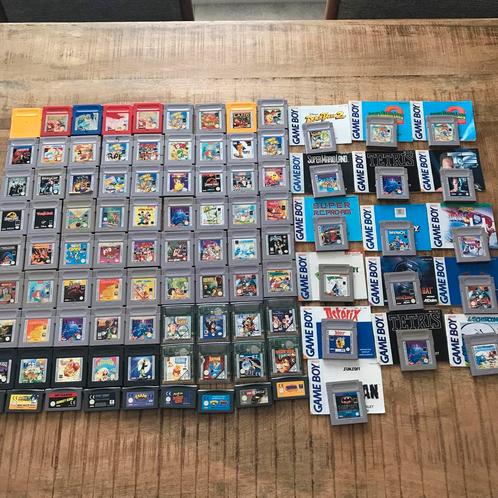 Zeer grote nintendo gameboy verzameling, Games en Spelcomputers, Spelcomputers | Nintendo Game Boy, Zo goed als nieuw, Game Boy Classic