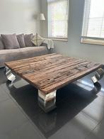 Authentieke houten salon tafel, Ophalen, Zo goed als nieuw