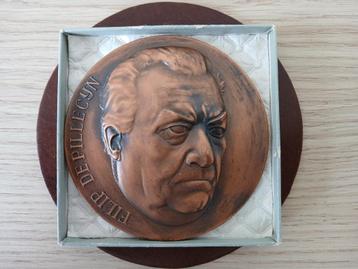Bronzen Medaille Filip De Pillecyn (1891 – 1962) beschikbaar voor biedingen