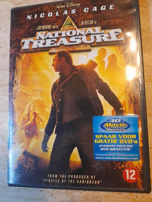 DVD 'Trésor National' avec Nicolas Cage, CD & DVD, DVD | Action, Utilisé, Action, À partir de 12 ans, Enlèvement ou Envoi