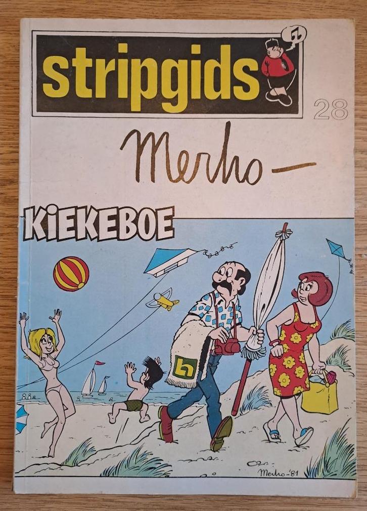 Stripgids 28 - Merho - Kiekeboe, Boeken, Stripverhalen, Gelezen, Eén stripboek, Ophalen of Verzenden