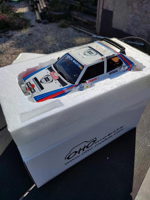 Lancia Delta S4 1/18 otto, Hobby & Loisirs créatifs, Voitures miniatures | 1:18, Comme neuf, Voiture, OttOMobile, Enlèvement ou Envoi