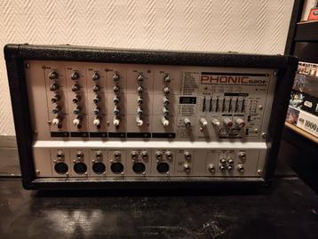 Phonic 620 plus Versterker&mixer beschikbaar voor biedingen
