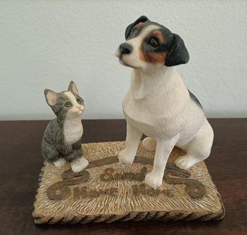 Home sweet Home - Leonardo Collection - Jack Russell met kat beschikbaar voor biedingen