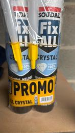 Soudal transparant, Doe-het-zelf en Bouw, Isolatie en Afdichting, Ophalen of Verzenden, Zo goed als nieuw