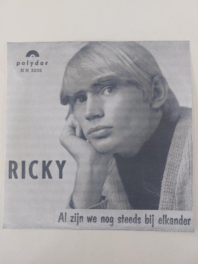 Ricky -Al Zijn We Nog Steeds Bij Elkander (Hoes is een copy), CD & DVD, Vinyles Singles, Pressage original, Enlèvement ou Envoi