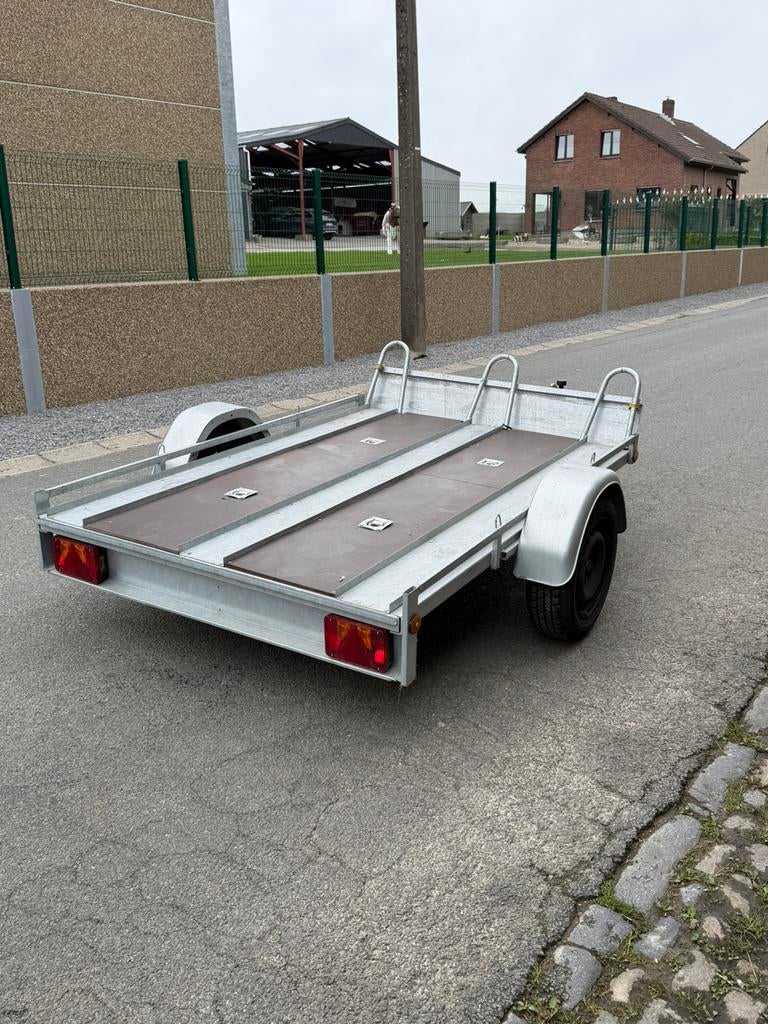 Aanhangwagen voor 3 motorfietsen, Auto diversen, Ophalen, Zo goed als nieuw