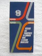 STIB MIVB – SNCV NMVB - netwerk 1975, Verzamelen, Ophalen of Verzenden, Tram