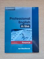 Professional english in use: finance, Boeken, Studieboeken en Cursussen, Ophalen of Verzenden, Gelezen