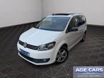 Volkswagen Touran 1.4 TSI 7-zits benzine, Auto's, Volkswagen, Monovolume, Zwart, 4 cilinders, Bedrijf
