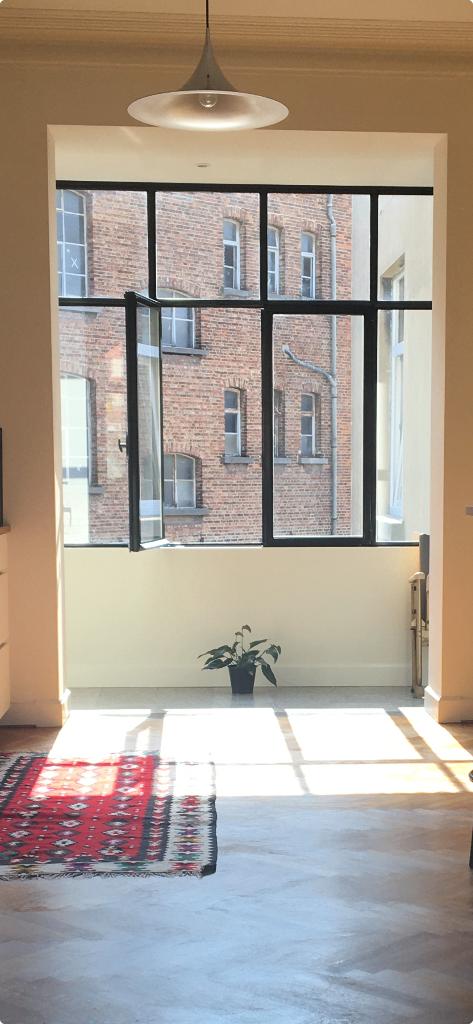 Châssis intérieur noir métal, Bricolage & Construction, Vitres, Châssis & Fenêtres, Double vitrage, 160 cm ou plus, 160 cm ou plus