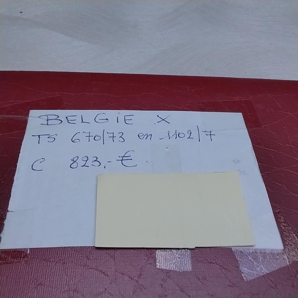 BELGIQUE X Ts 670/673- 1102/7 cote 823,00€ Schaubek, Timbres & Monnaies, Enlèvement ou Envoi