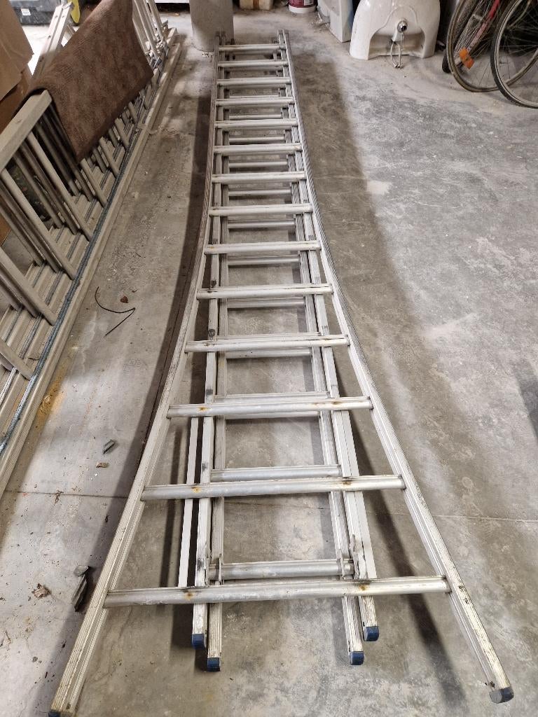 Uitschuifbare ladder, Ophalen, Gebruikt, Ladder, Opvouwbaar of Inschuifbaar