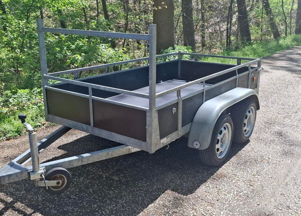 Aanhangwagen dubbelasser Remorque 750kg ongeremd, Enlèvement ou Envoi