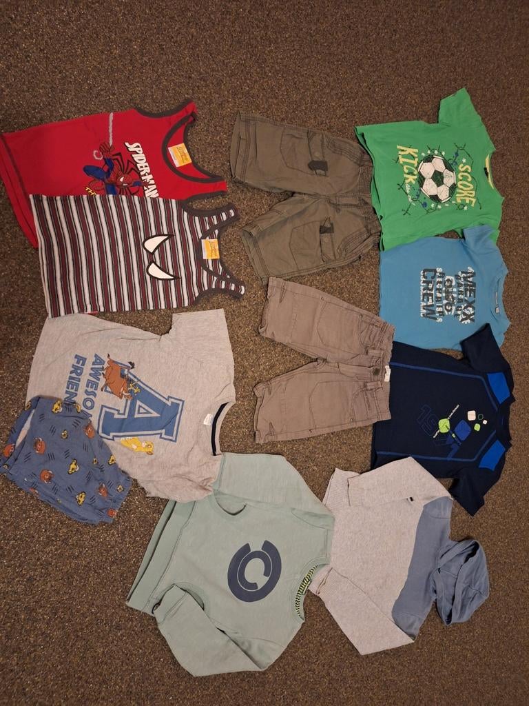 Pakket jongens zomer 110-116, Kinderen en Baby's, Ophalen of Verzenden