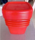 diepvriesdozen per 5 te koop inhoud 1 liter, Huis en Inrichting, Keuken | Tupperware, Ophalen of Verzenden, Zo goed als nieuw