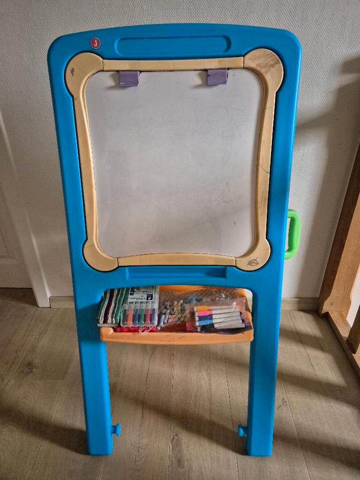 Krijt-, schrijf- en magneetbord + Toebehoren, Diversen, Schoolborden, Gebruikt, Ophalen of Verzenden