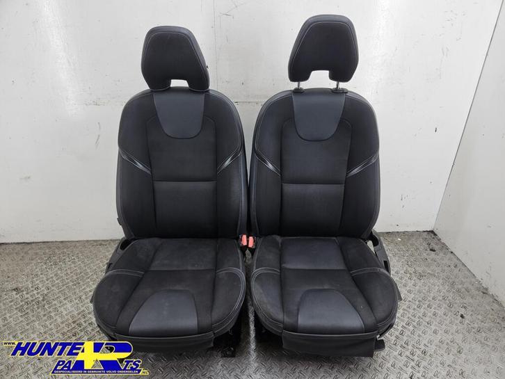Stoelenset V zwart skai Volvo V40 II  ('12-'19), Autos : Pièces & Accessoires, Habitacle & Garnissage, Volvo, Utilisé, Enlèvement ou Envoi