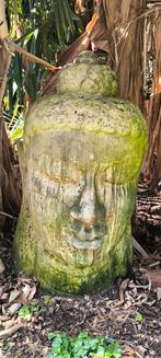 Statue de jardin de bouddha en terre cuite. Environ 90 cm su, Enlèvement