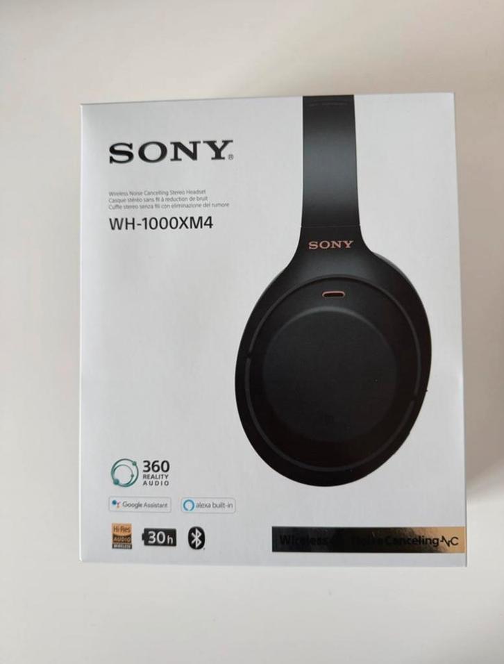 Casque antibruit sans fil Sony WH-1000XM4, TV, Hi-fi & Vidéo, Casques audio, Neuf, Sony, Sans fil, Enlèvement ou Envoi