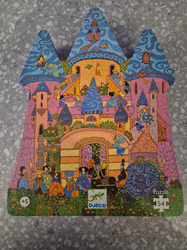 DJECO puzzel feeënkasteel (54 stuks), Kinderen en Baby's, Ophalen