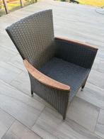 6 chaises de jardin gris-brun, Jardin & Terrasse, Enlèvement, Utilisé, Synthétique