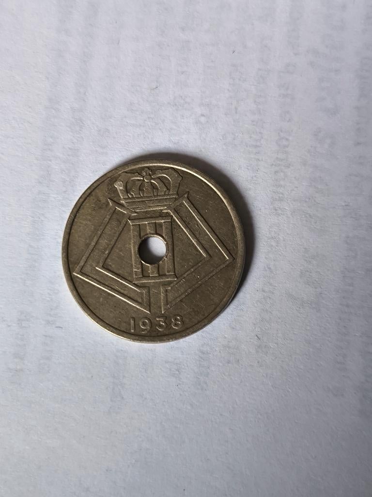 Léopold III 1938 belgïe -belgique  25 cts, Enlèvement ou Envoi, Autre, Série