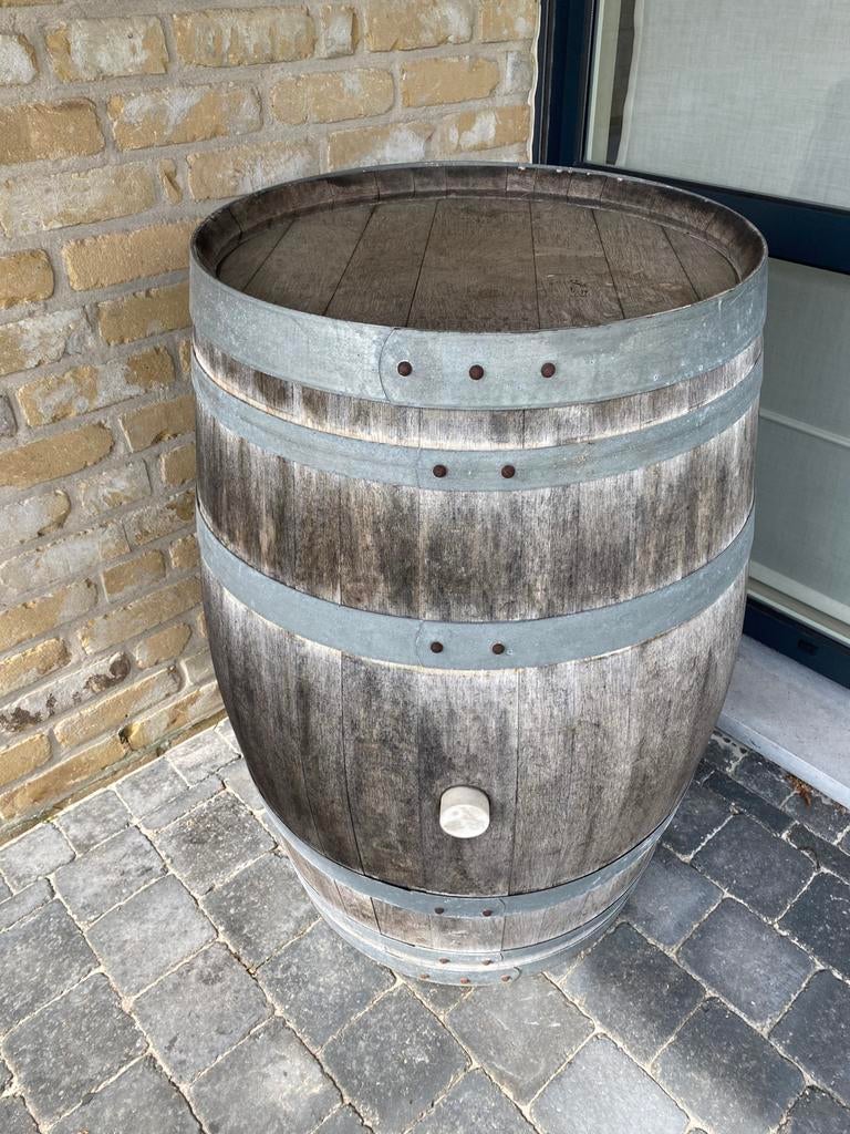 Eiken wijnvat, Tuin en Terras, Ophalen, Zo goed als nieuw