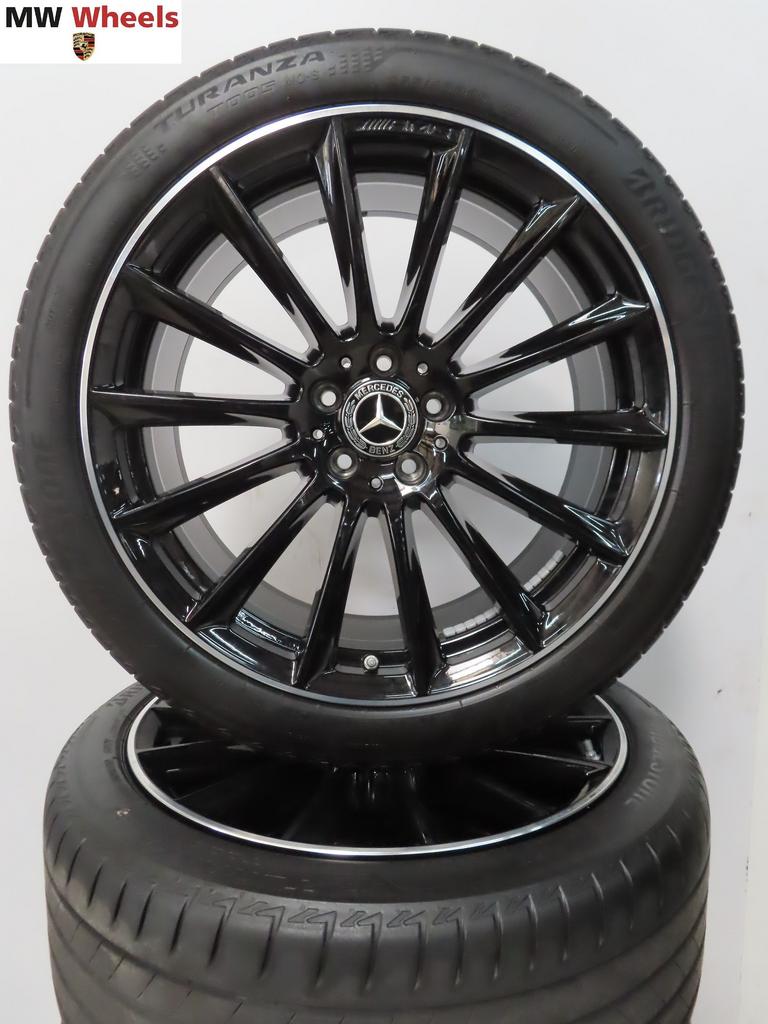 Mercedes  S klasse W223 20 inch AMG velgen met zomerbanden, Gebruikt, 255 mm, -, -