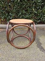 Ottomaanse voetenbank van gebogen hout en riet, Antiek en Kunst, Ophalen