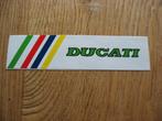 Ducati 12,5 x 3 cm Sticker, Verzamelen, Stickers, Ophalen of Verzenden, Nieuw, Auto of Motor