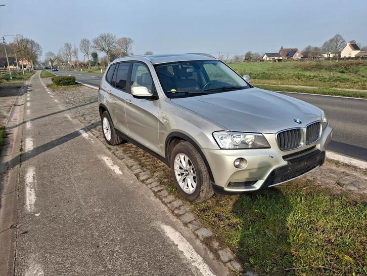 BMW X3 2.0L 2013 189000 km Euro 5b, Autos, BMW, Entreprise, X3, Cruise Control, Cuir, Enlèvement