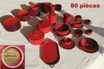 Service complet Villeroy et Boch Granada Rouge 80p, Antiquités & Art, Antiquités | Services (vaisselle) complet, Enlèvement