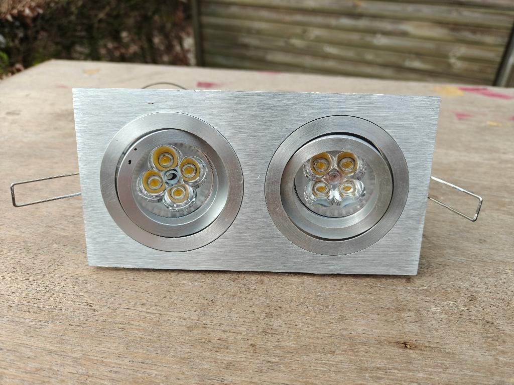 Ledspots, Huis en Inrichting, Lampen | Spots, Ophalen, Gebruikt, Led, Metaal of Aluminium