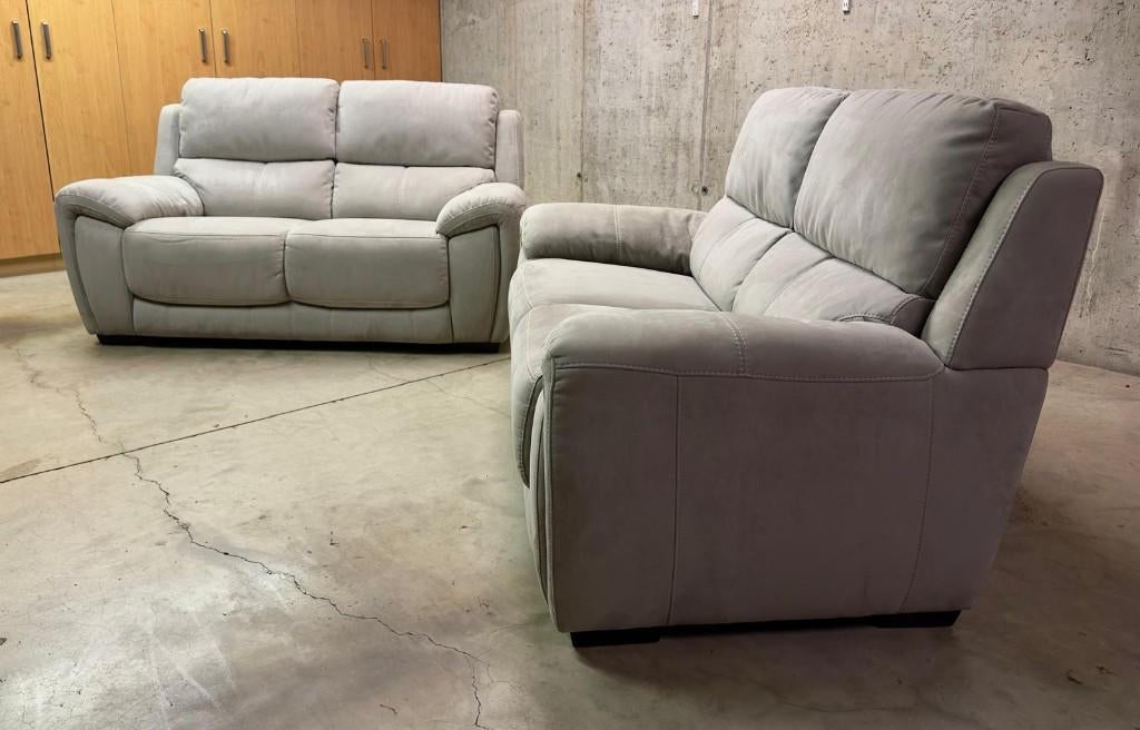 Comfortabele 2x 2-zits zetel – zo goed als nieuw, Ophalen, 150 tot 200 cm, Tweepersoons, 75 tot 100 cm