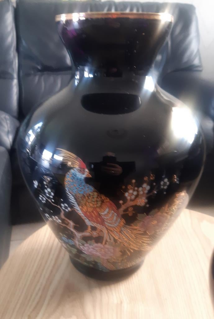 Vaas vazen met schildering kristalglas, Ophalen