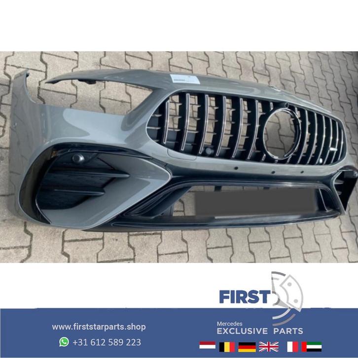 X290 COMPLETE GT 63 S AMG VOORBUMPER + PANAMERICANA GT GRIL, Auto-onderdelen, Carrosserie, Bumper, Mercedes-Benz, Voor, Gebruikt