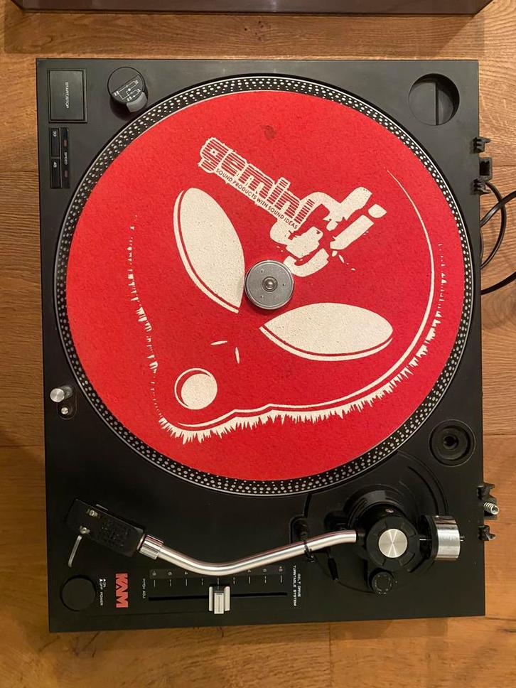 KAM - DJ Studio Turn table avec cellule Stanton 500 II, TV, Hi-fi & Vidéo, Tourne-disques, Utilisé, Tourne-disque, Autres marques