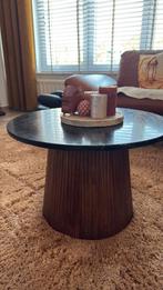 Salon tafel 80 met marmur, Enlèvement, Comme neuf