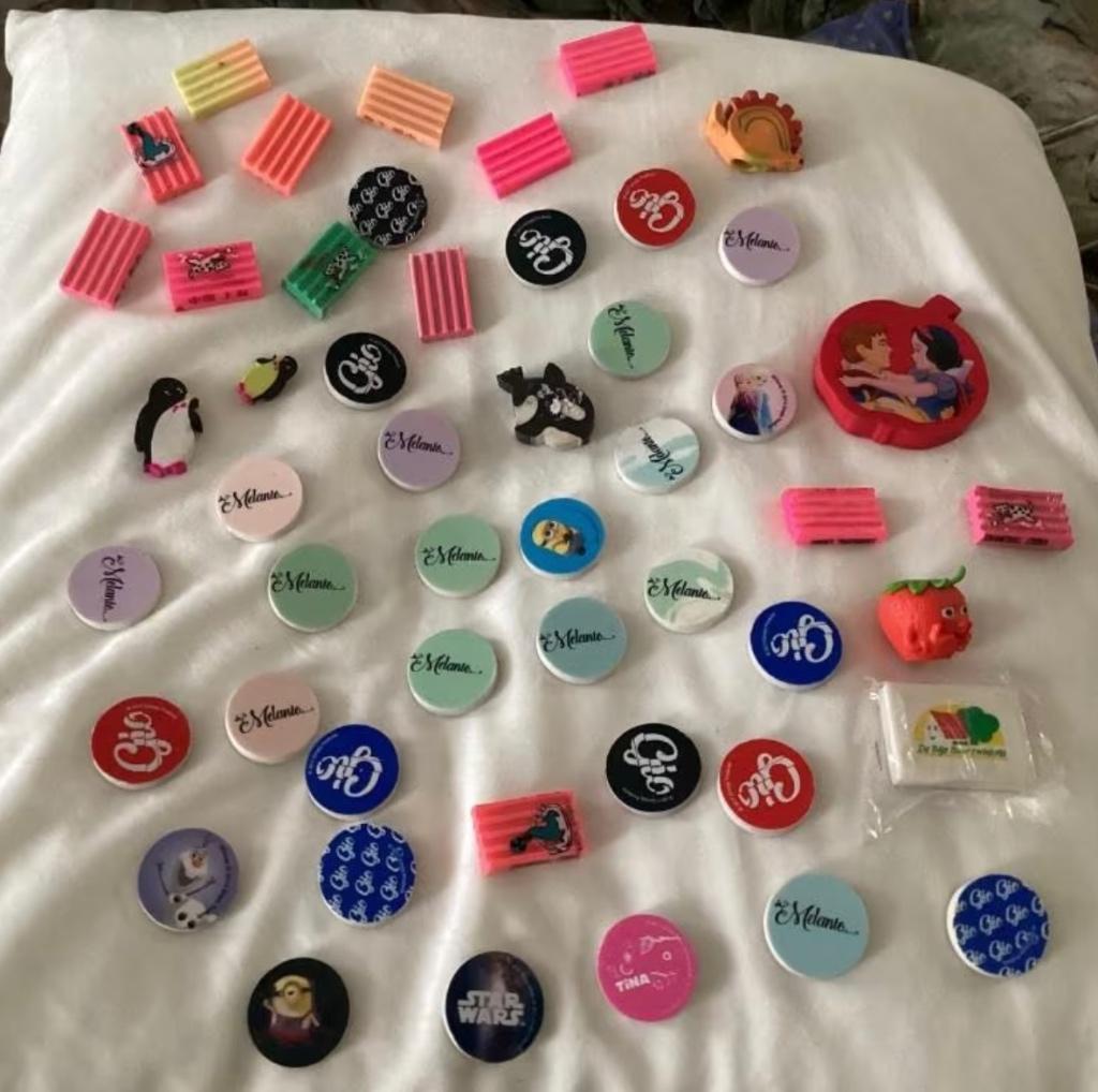 50 fantasie gommetjes, Diversen, Ophalen of Verzenden